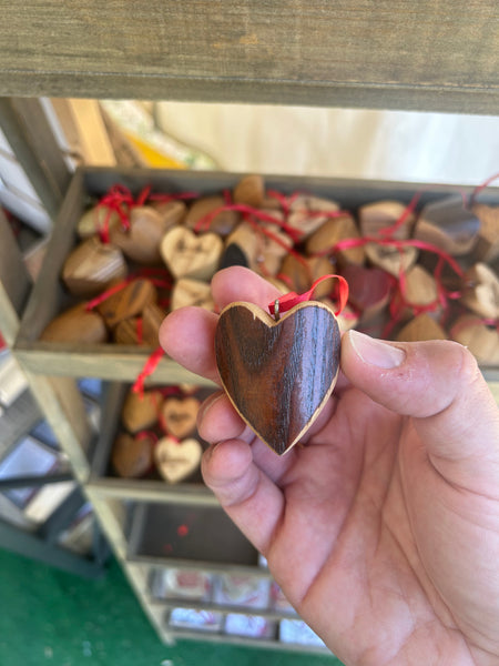 HOPE Hearts - Carved from interior baseball bat wood – The Baseball Seams  Company
