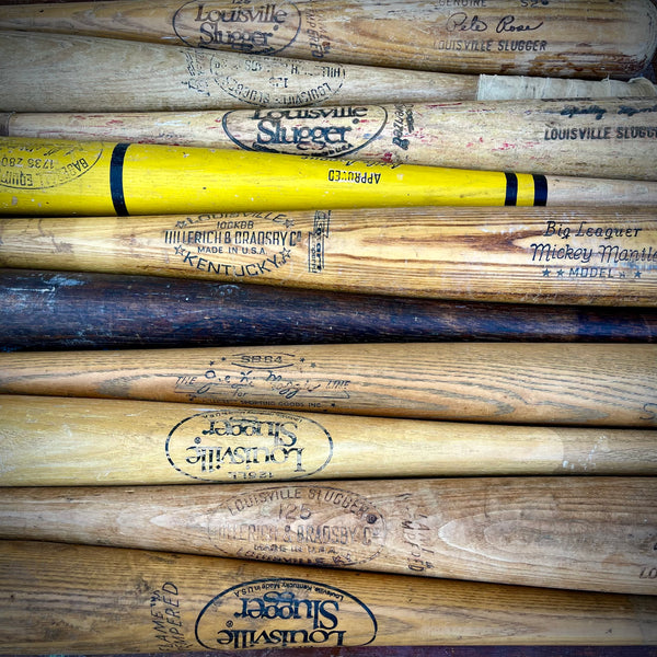 Vintage Miniature Louisville Slugger 125 Wood Baseball Bat 