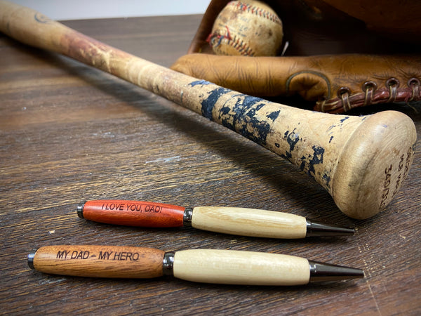 10) Vintage Wood Baseball Bats