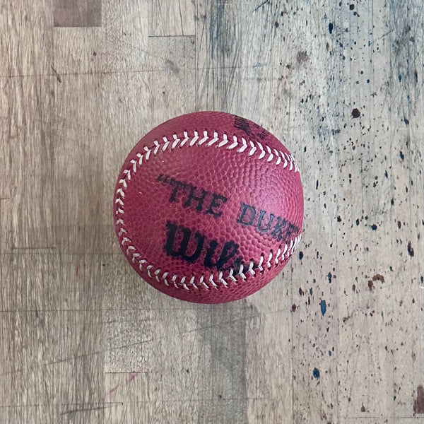 Reclaimed Football Baseball - The Duke Stamp & Stars 1of1