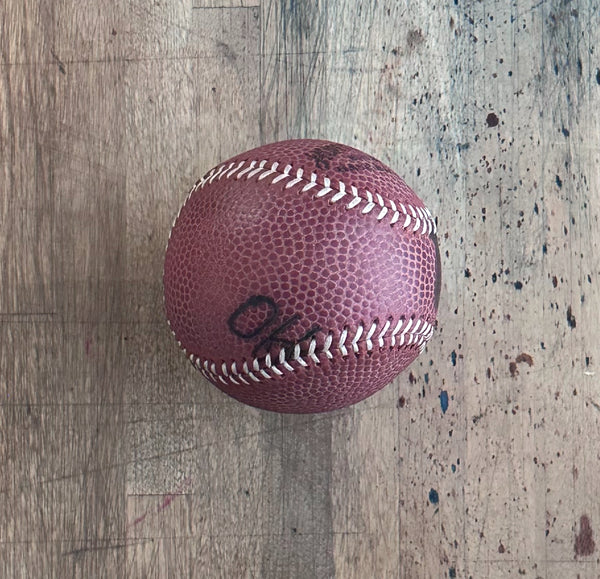 Reclaimed Football Baseball - Wilson Right Panel Stamp 1 of 1