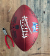 Reclaimed Football Baseball - Goodell Sig & NFL Color Stamp 1 of 1