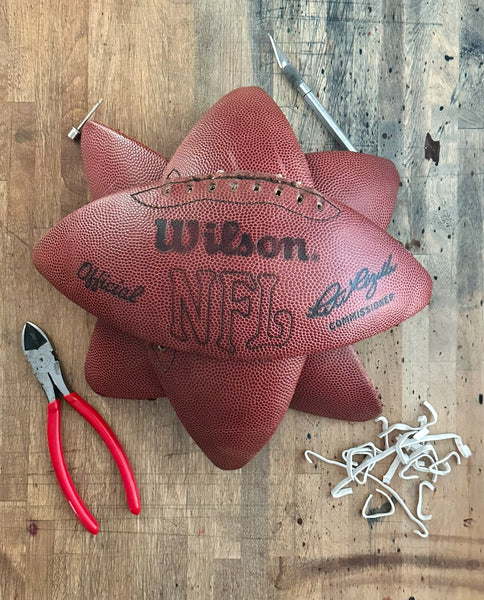 Reclaimed Football Baseball -  Football Leagues 1 of 1