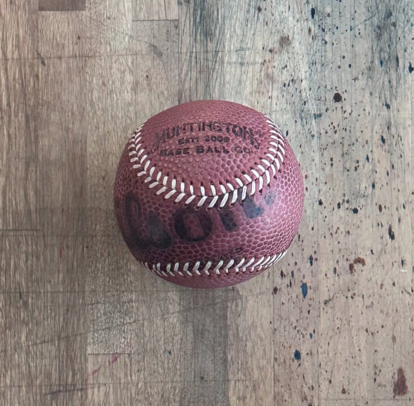 Reclaimed Football Baseball - Wilson Left Panel Stamp 1 of 1