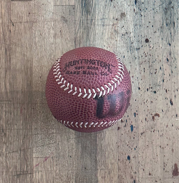 Reclaimed Football Baseball - Wilson Right Panel Stamp 1 of 1