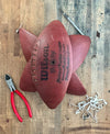 Reclaimed Football Baseball - Wilson Left Panel Stamp 1 of 1