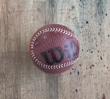 Reclaimed Football Baseball - Wilson Left Panel Stamp 1 of 1