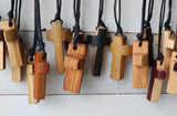 Baseball Bat Handle Cross Necklaces