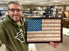 America’s Flag 16x24 Original Artwork - made from actual baseballs