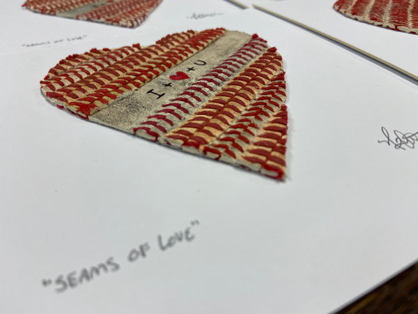 "Seams of Love" Custom Inscription Artwork