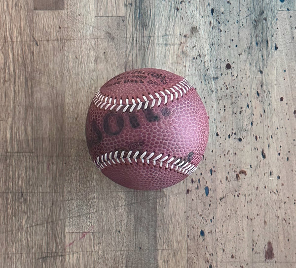 Reclaimed Football Baseball - Wilson Left Panel Stamp 1 of 1