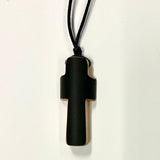 Baseball Bat Handle Cross Necklaces