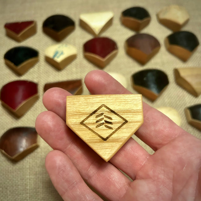 Small Batch No. 10 Pocket Homes - carved from reclaimed bats