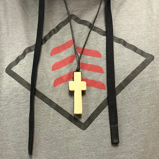 Baseball Bat Handle Cross Necklaces