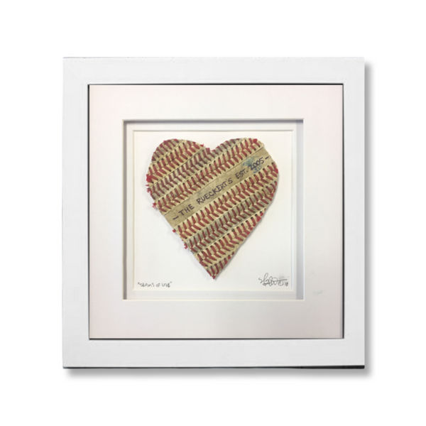 "Seams of Love" Custom Inscription Artwork