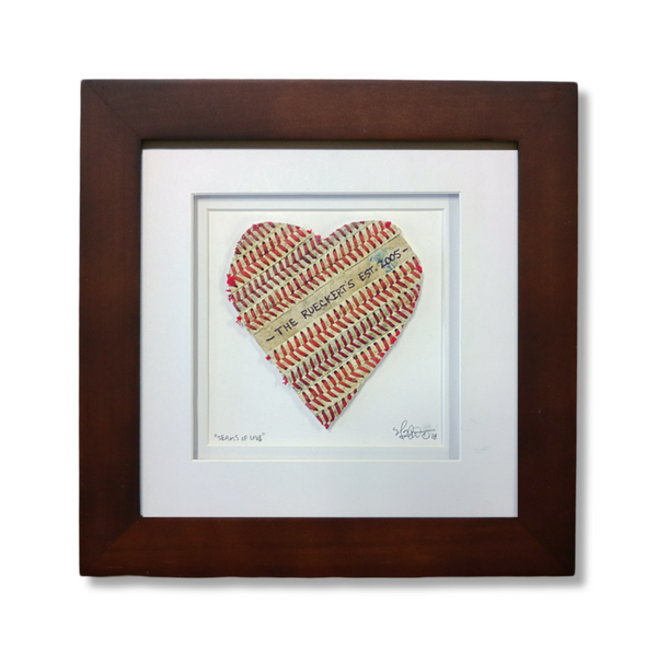 "Seams of Love" Custom Inscription Artwork