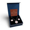 Baseball Seam Jewelry Gift Set - Earrings Necklace Bundle