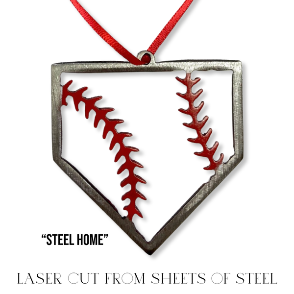 “STEEL HOME" Christmas Ornament