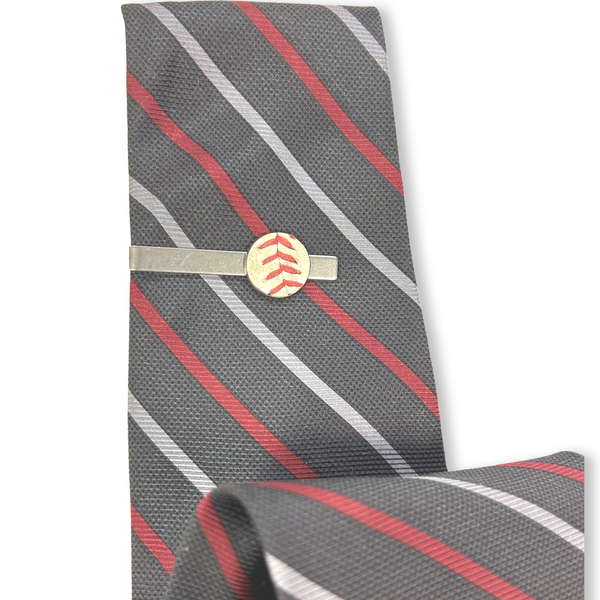 Baseball Seam Tie Clip