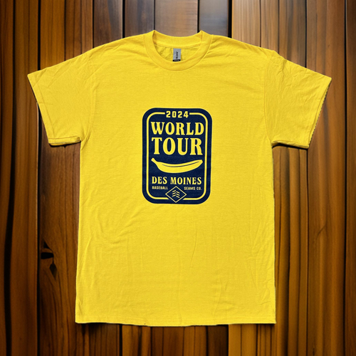 2024 World Tour Des Moines Banana Shirt