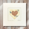 Home and Heart Original Baseball Art