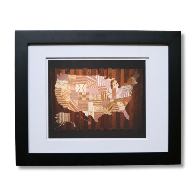 "America At The Seams" Print of Artwork