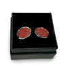 Football Leather Cufflinks