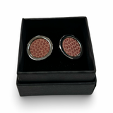 Football Leather Cufflinks