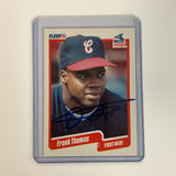 1990 Fleer Update Frank Thomas Autographed Rookie Card